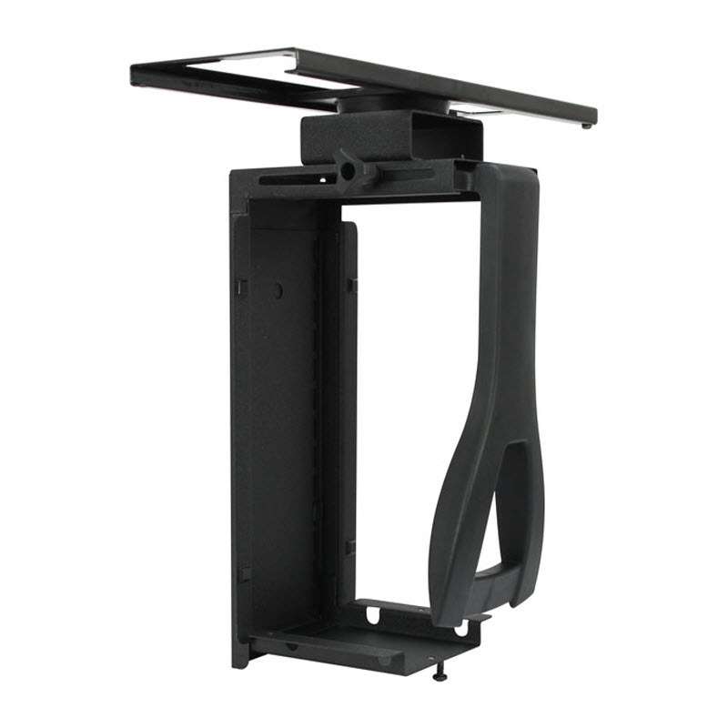 Dim4 Quick Ship Slide-Out Universal CPU Holder, Textured Black